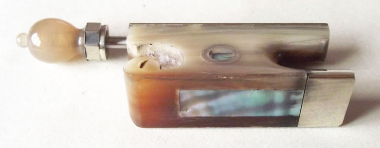 English White Oxhorn Bow frog